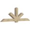 Ekena Millwork Kennewick Rough Sawn Timber Gable Bracket, Douglas Fir, 96"W x 32"H x 6"D x 6"F, 8/12 Pitch GBW096X32X0606KEN00RDF - alternate 4